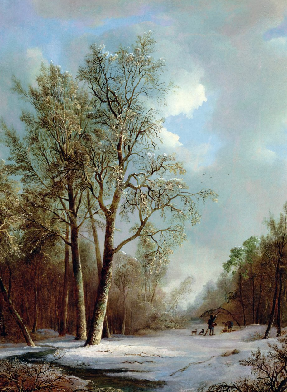 Schneeszene von Alexis de Leeuw
