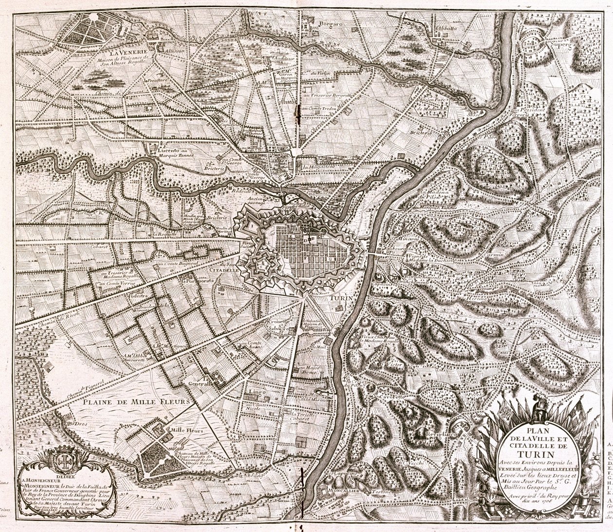 Turin, Italien von Alexis Hubert Jaillot