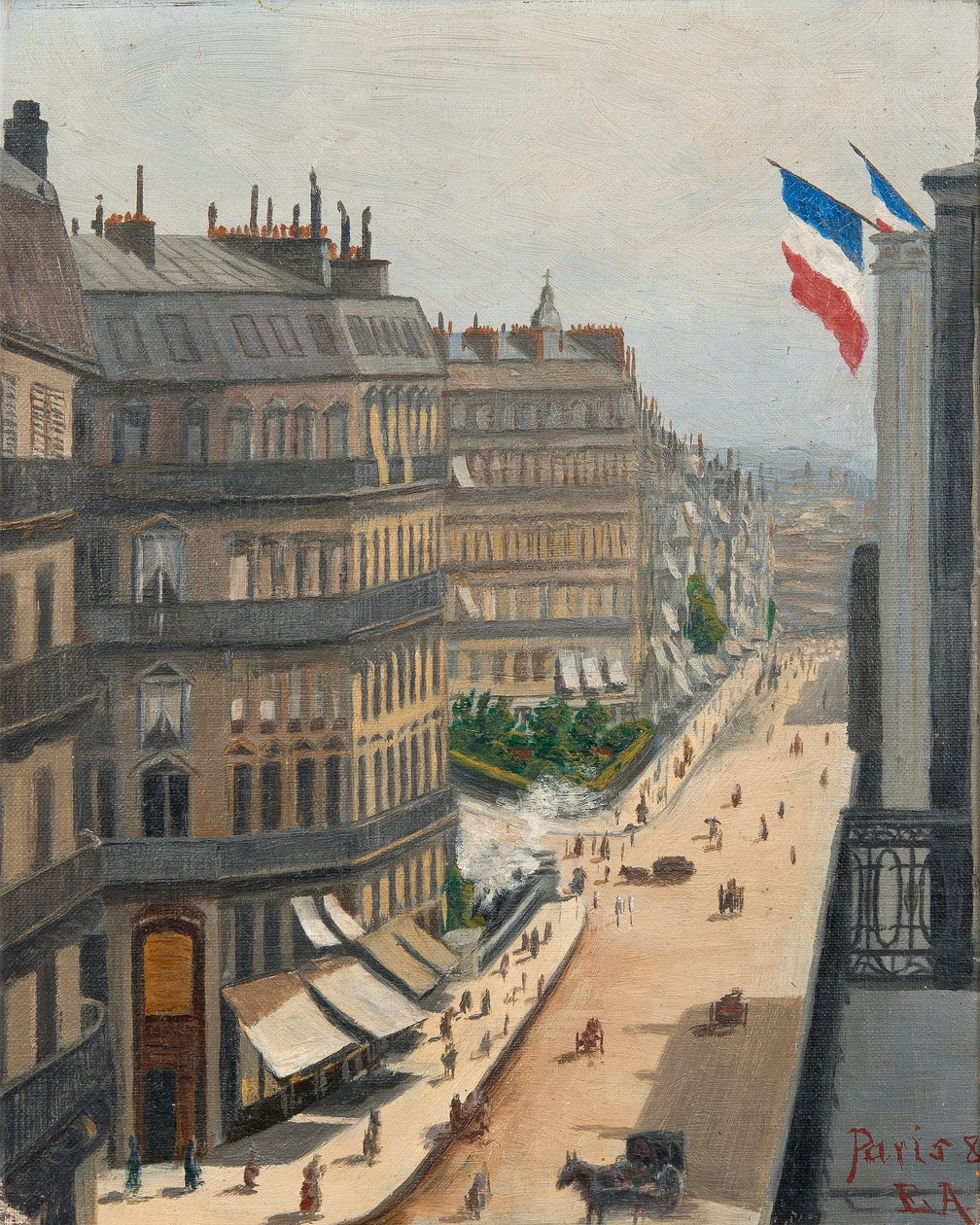Straßenansicht von Paris von Alfhild Nordlund