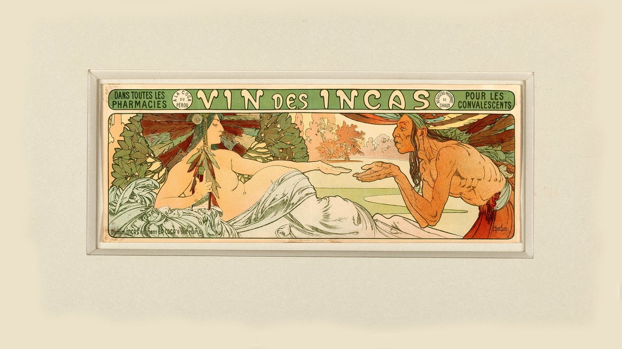 Vin des Incas (1897) von Alfons Marie Mucha