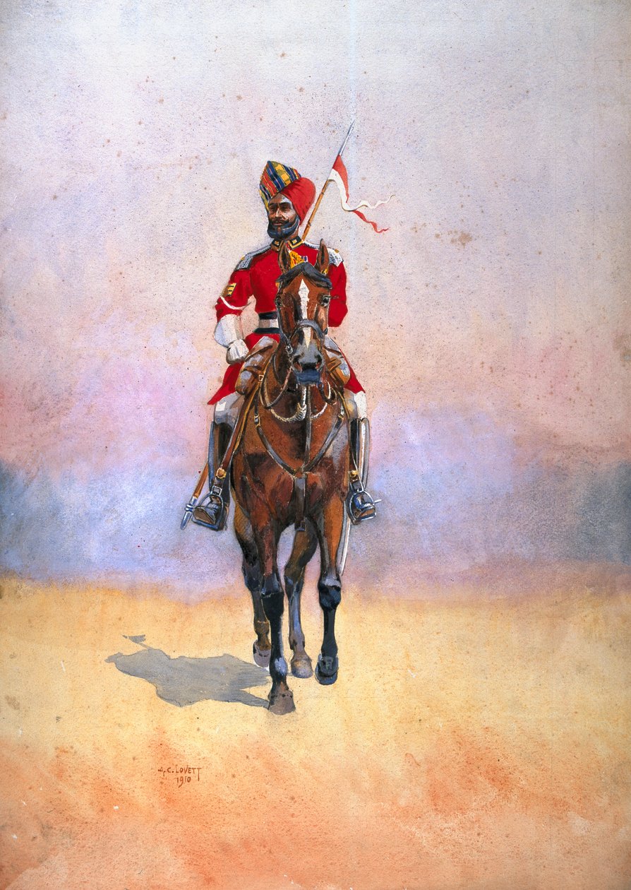 Gouverneursleibwache, Bombay, Musalman Rajput, Illustration für 