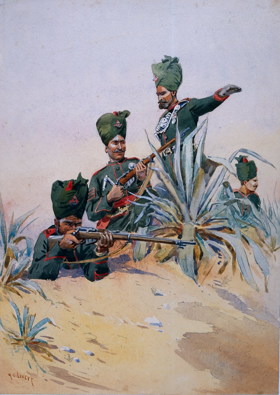 Soldaten des 125. Napier