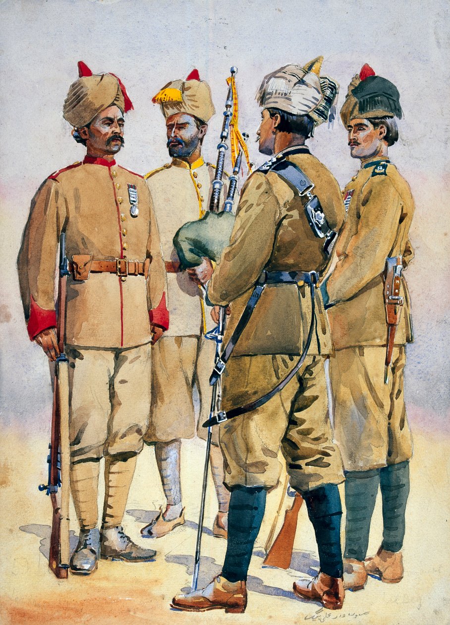 Soldaten der Grenztruppe, Illustration für 