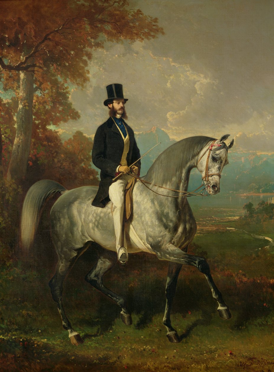Graf Alfred de Montgomery (1810-91) 1850-60 von Alfred Dedreux