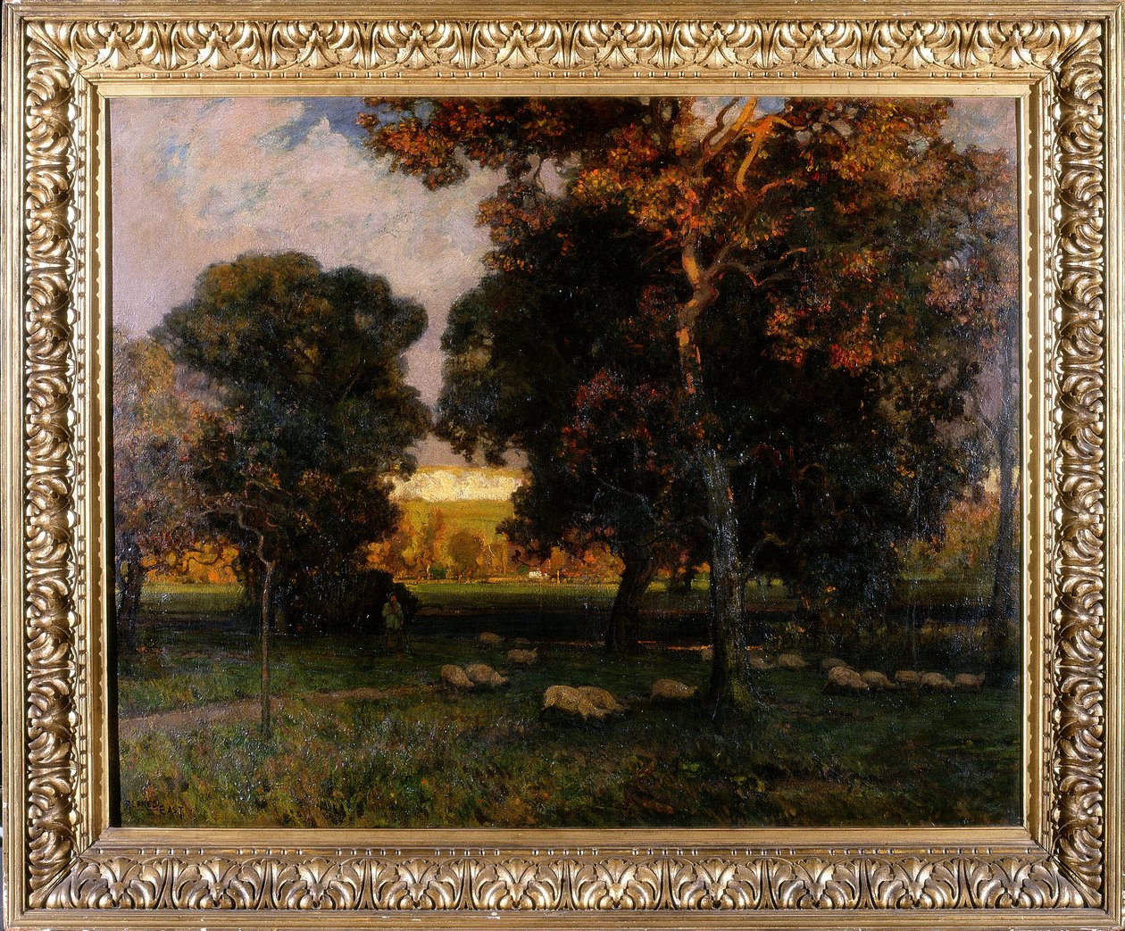 Ein Schimmer vor dem Sturm, ca. 1900 von Alfred East