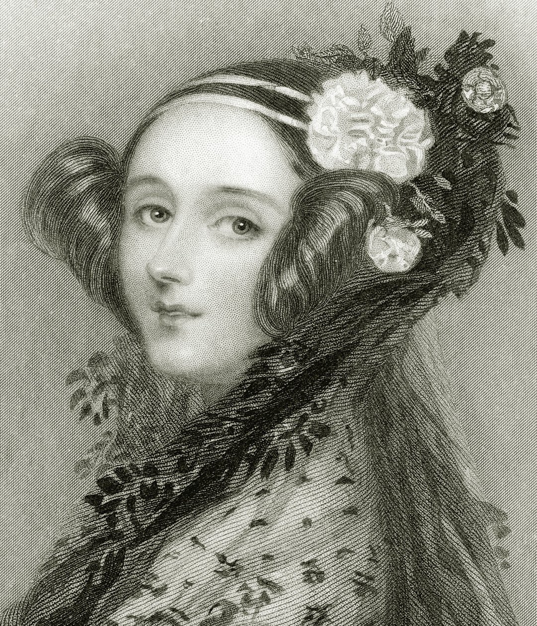 Porträt von Augusta Ada King (1815 - 1852), Gräfin von Lovelace von Alfred Edward Chalon