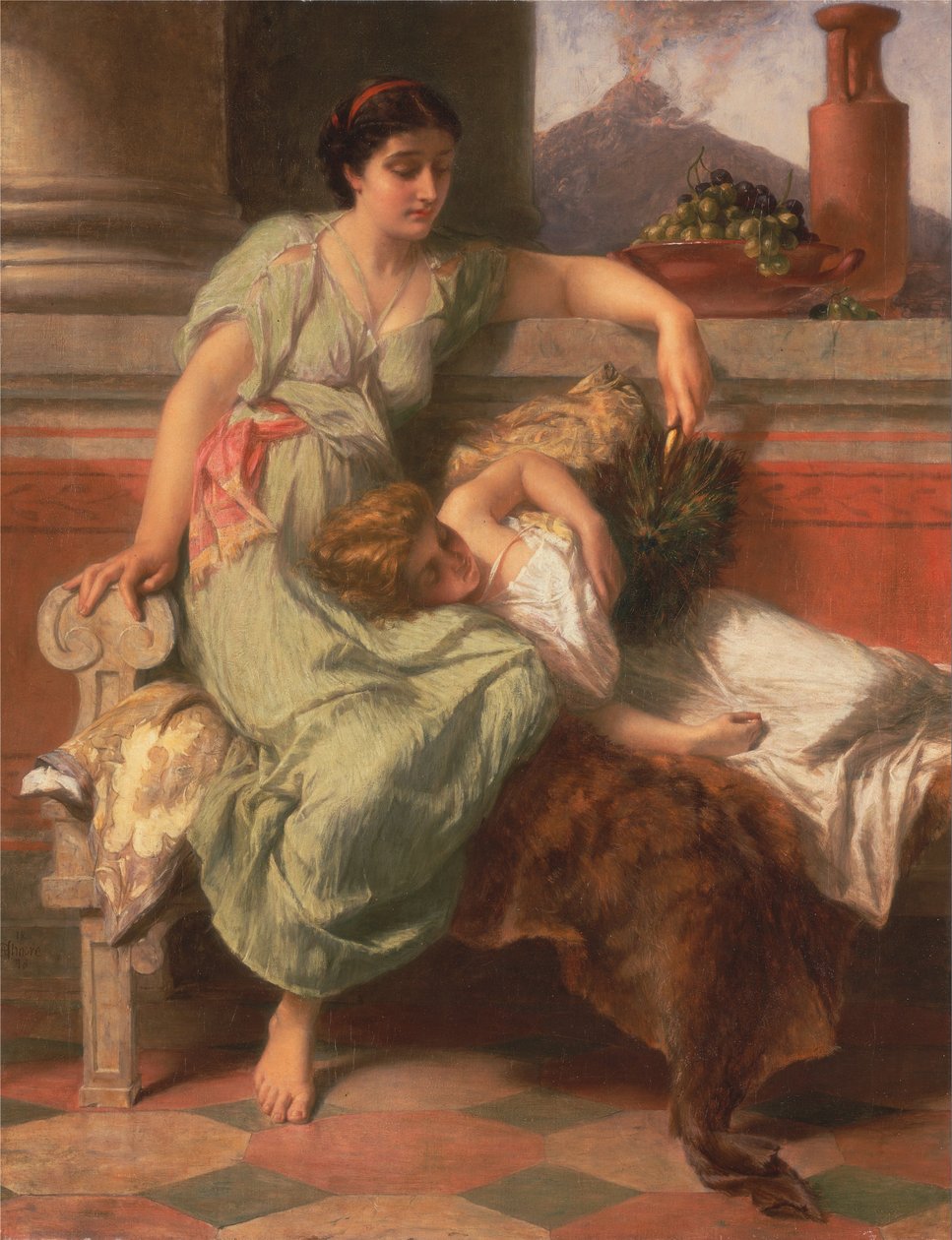 Pompeji, 79 n. Chr. von Alfred W. Elmore