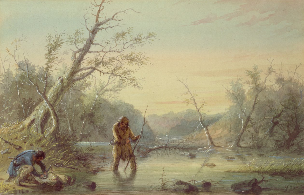 Biberfang, 1858 von Alfred Jacob Miller