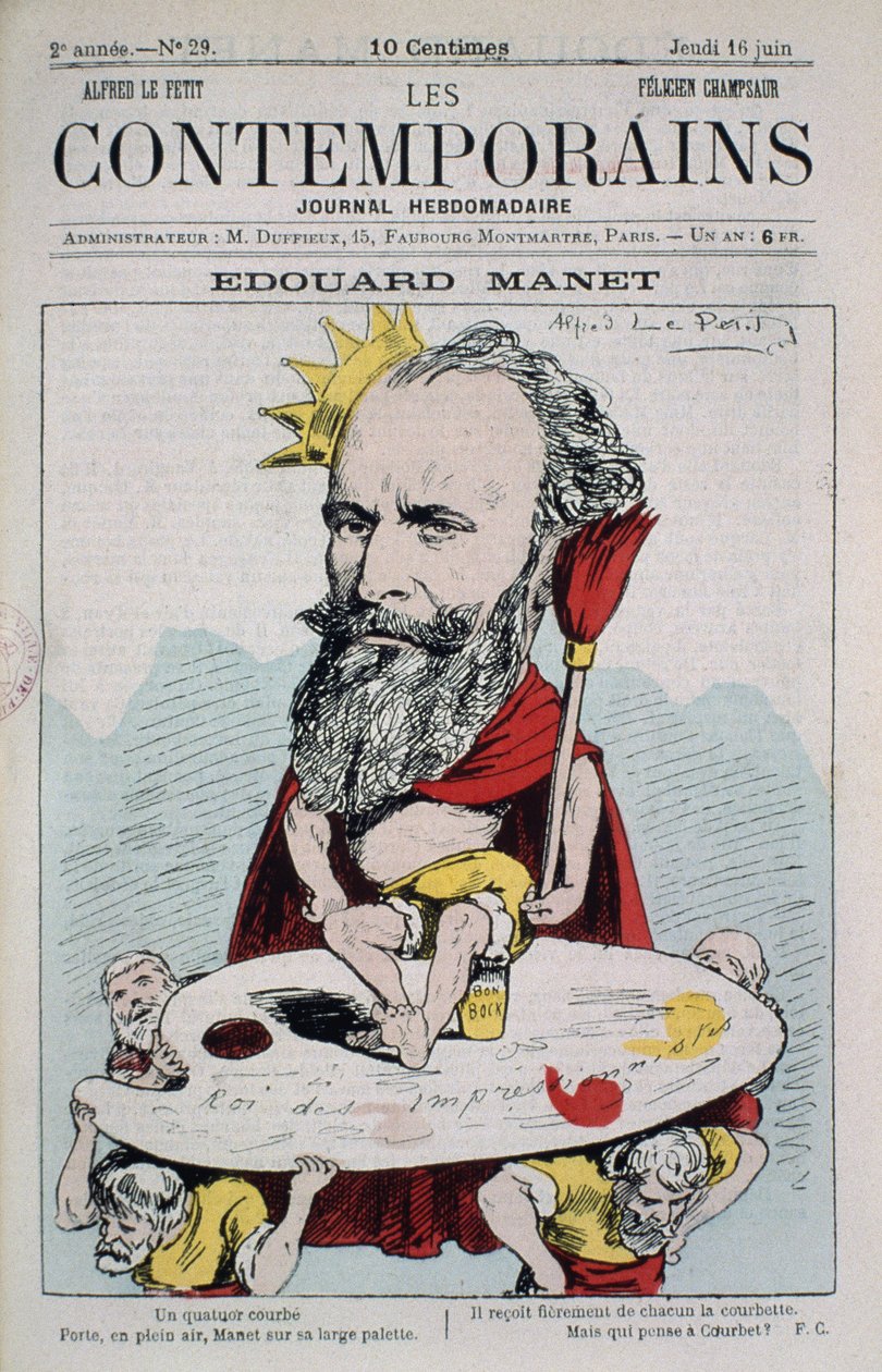 Edouard Manet, König der Impressionisten, Titelillustration aus 