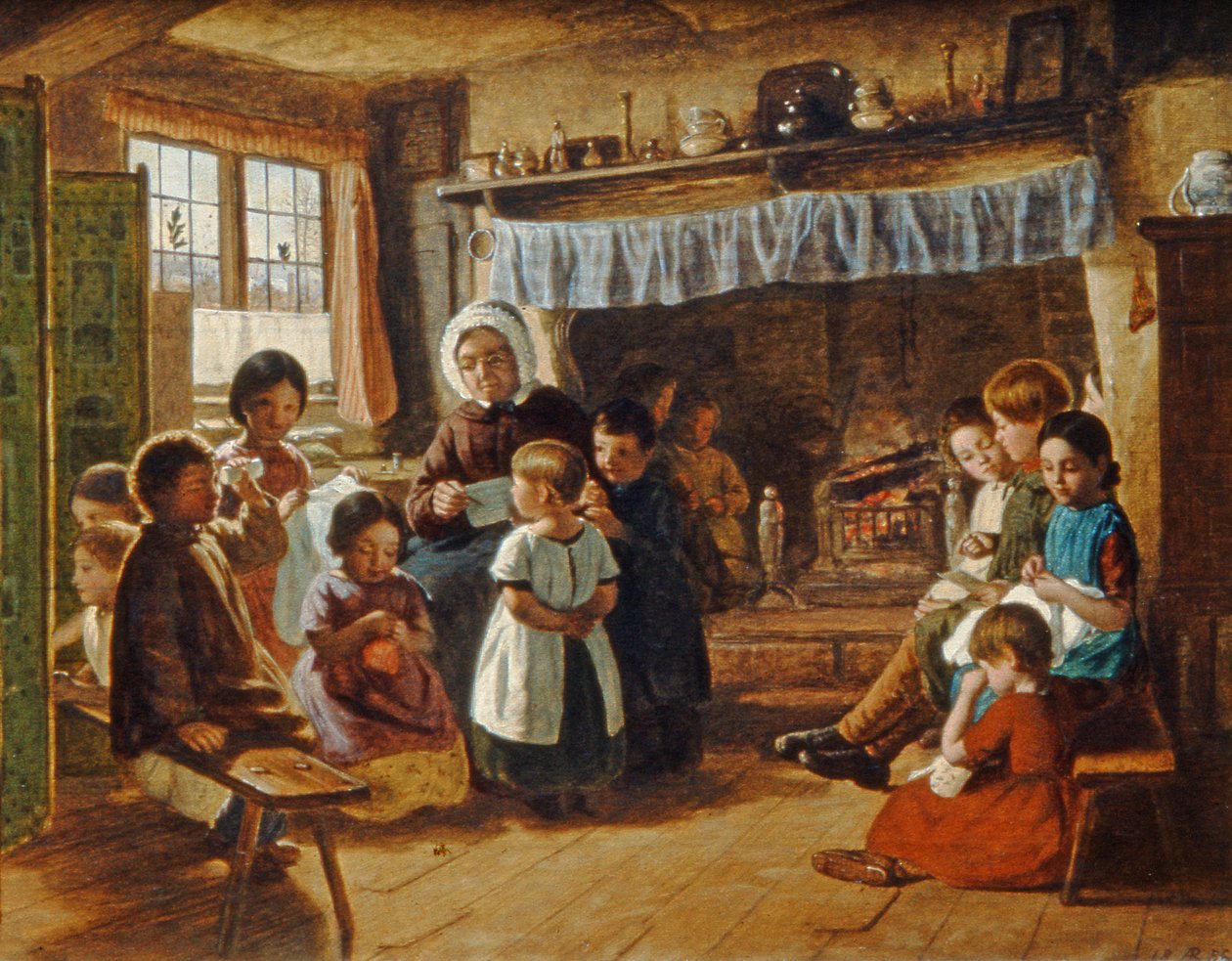 Die Dorfschule von Alfred Rankley