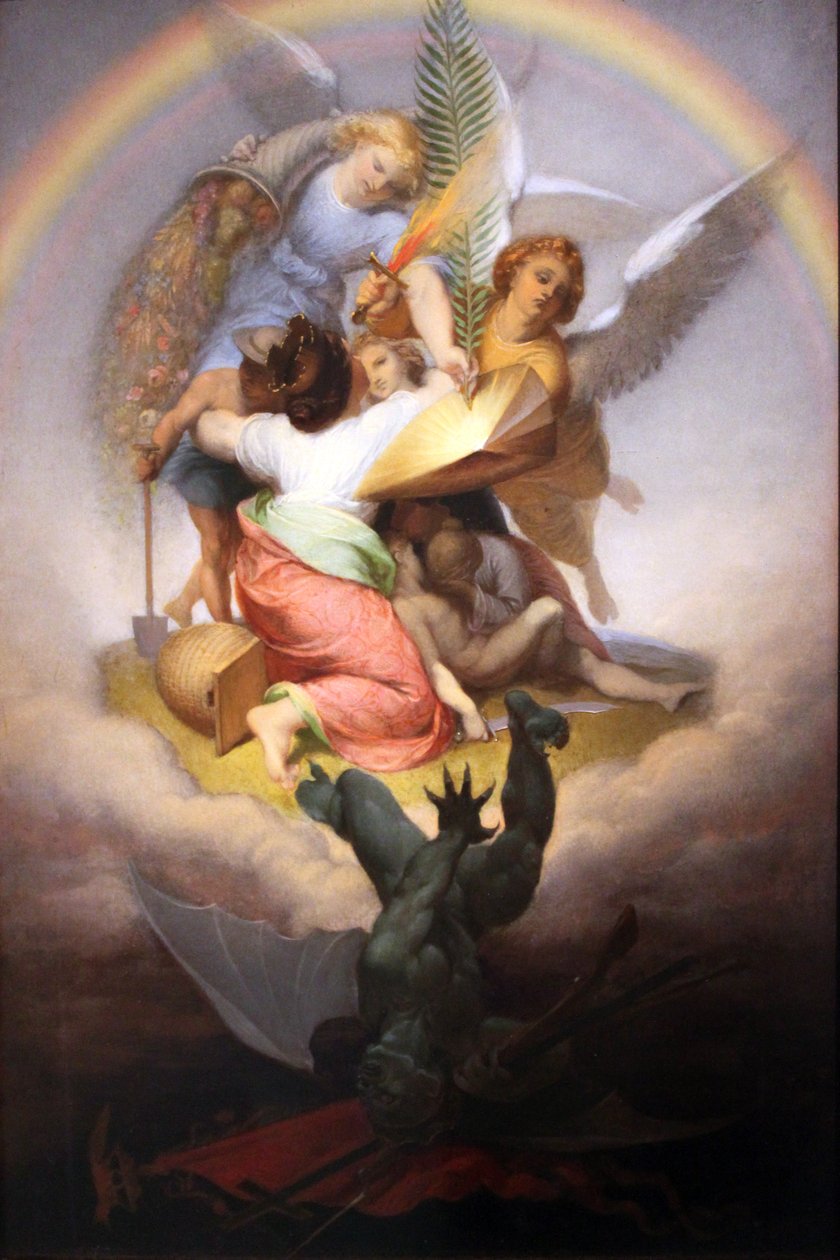 Allegorie auf die Unterdrückung der Revolution von 1848 von Alfred Rethel