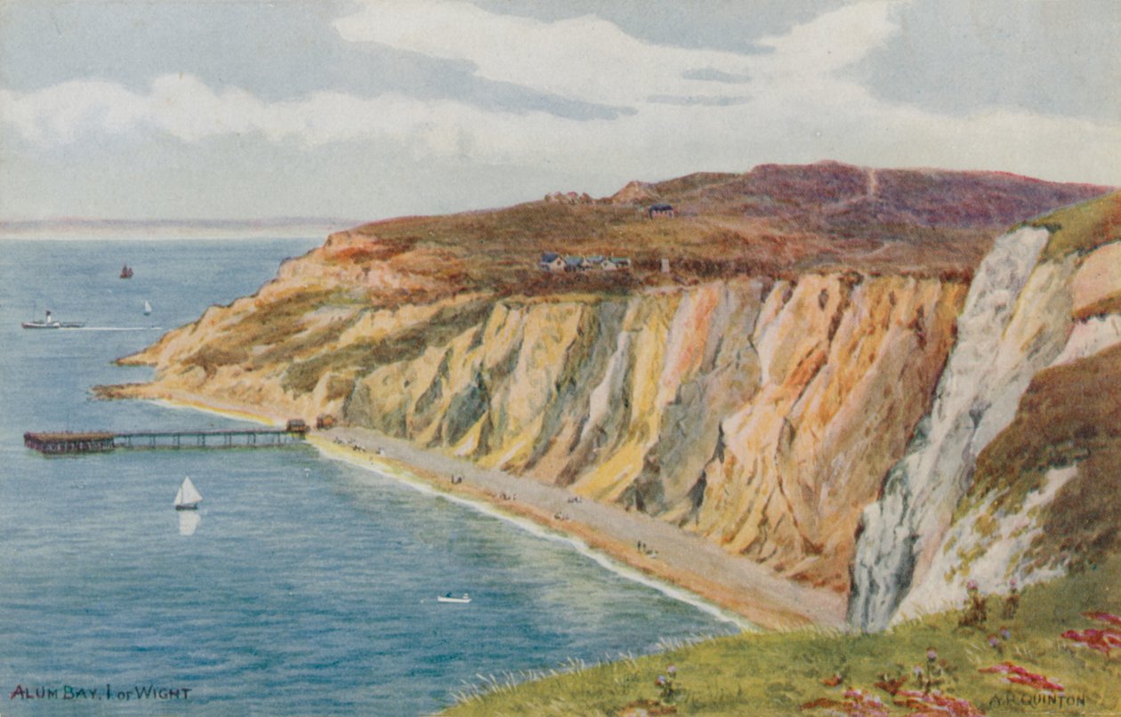 Alum Bay, Isle of Wight von Alfred Robert Quinton