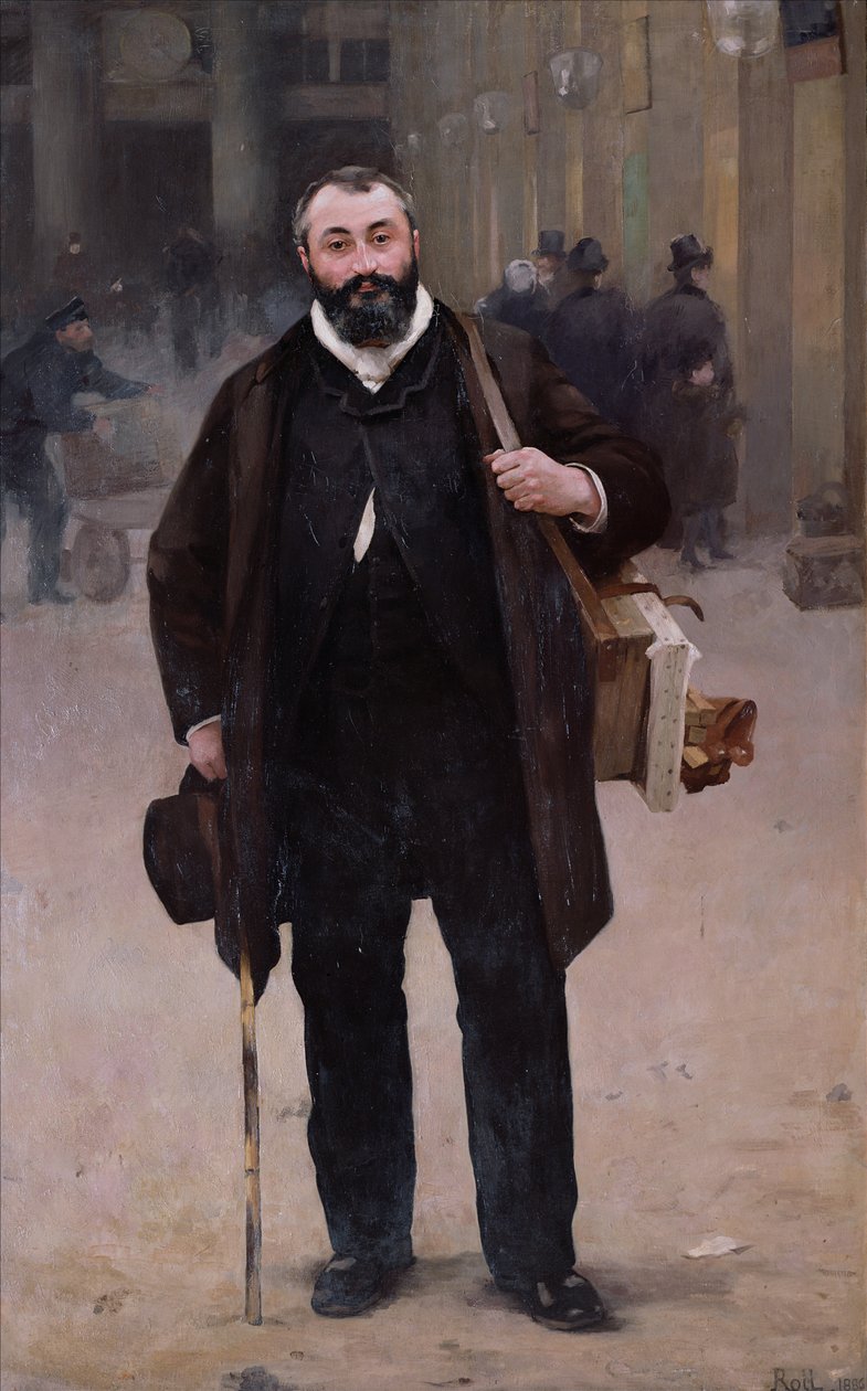 Porträt von Pierre-Emmanuel Damoye (1847-1916) von Alfred Roll