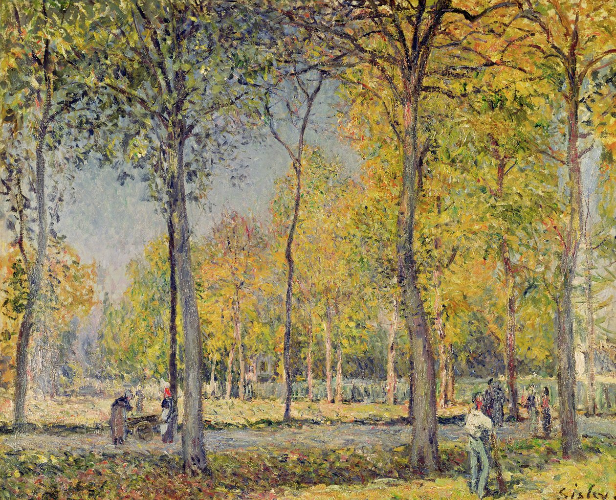 Der Bois de Boulogne von Alfred Sisley