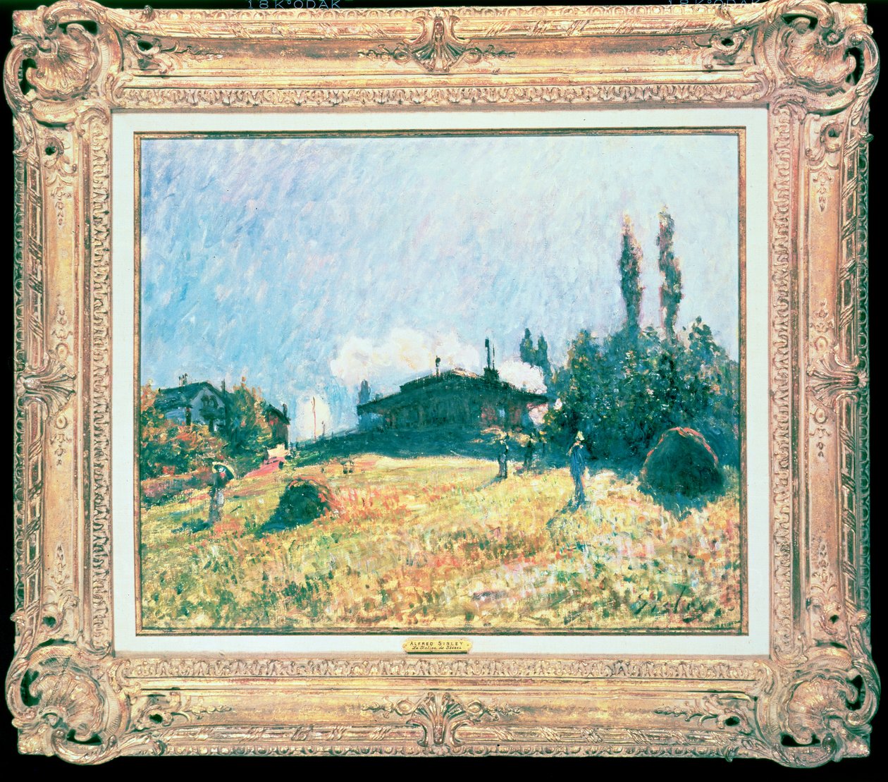 Der Bahnhof in Sevres von Alfred Sisley