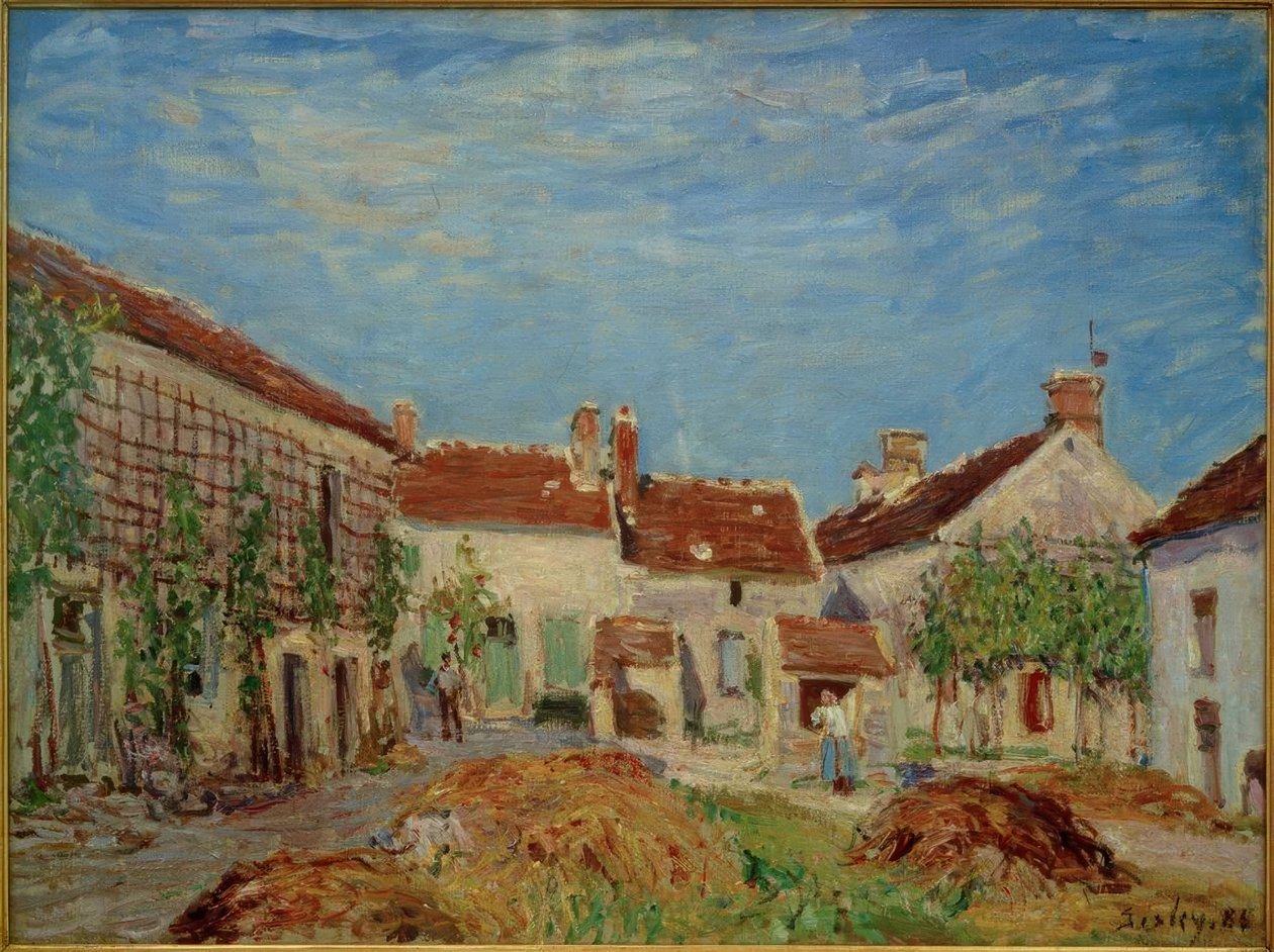 Un Cour aux Sablons von Alfred Sisley