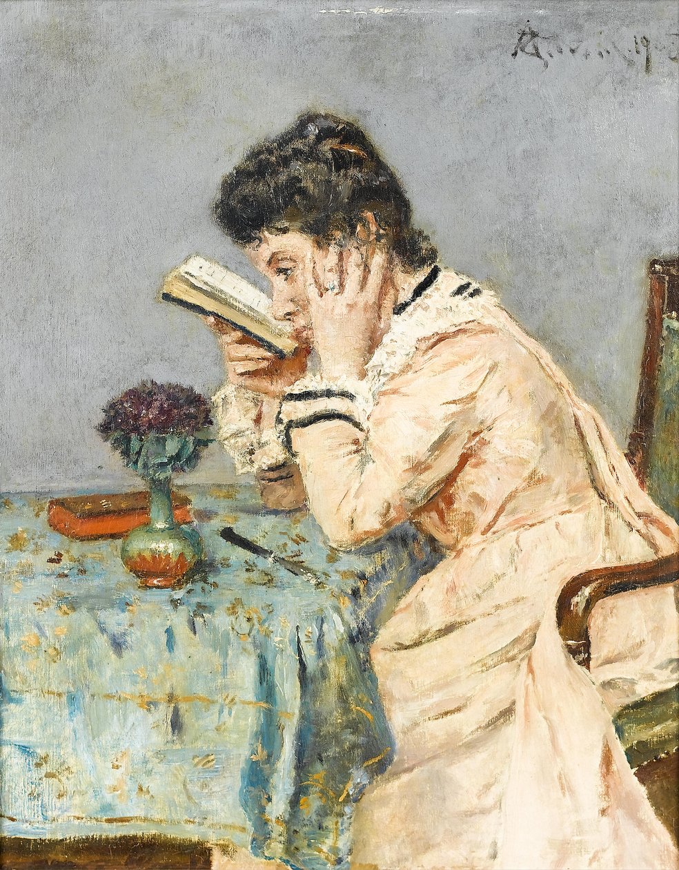 Die Kurzsichtige von Alfred Emile Stevens
