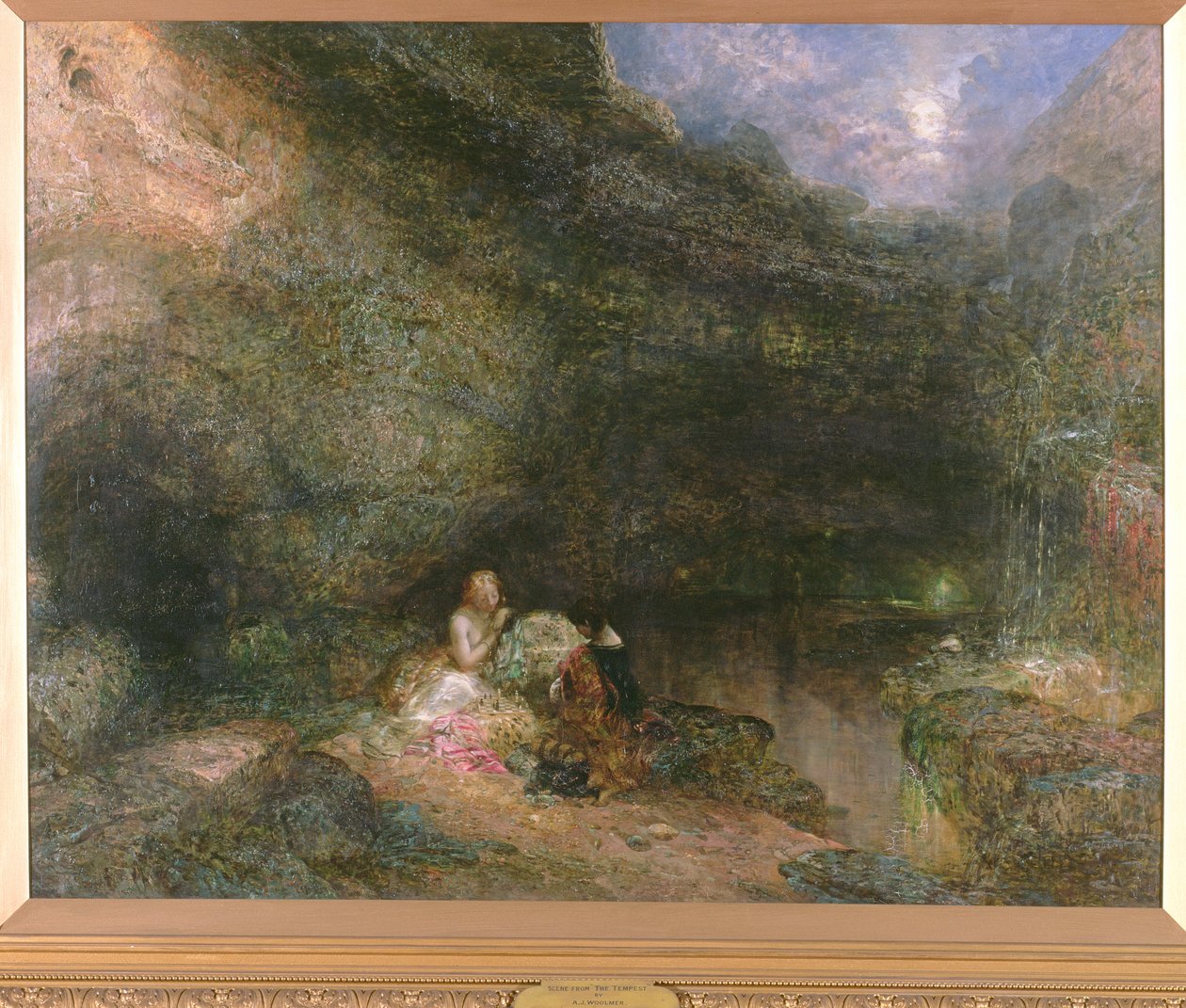Szene aus Der Sturm von Alfred Woolmer