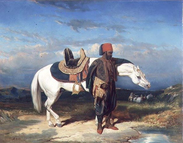 Der Trinkplatz von Alfred Dedreux