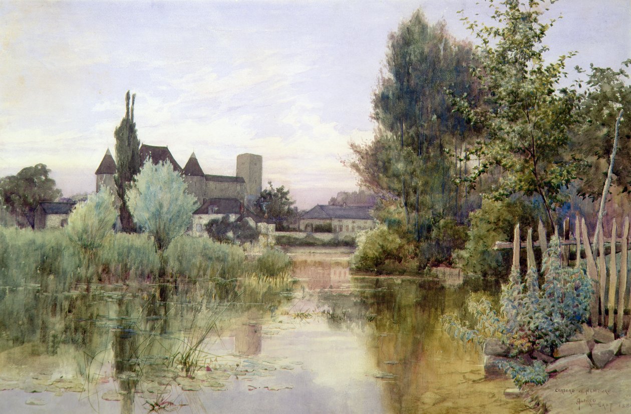 Schloss von Nemours von Alfred East