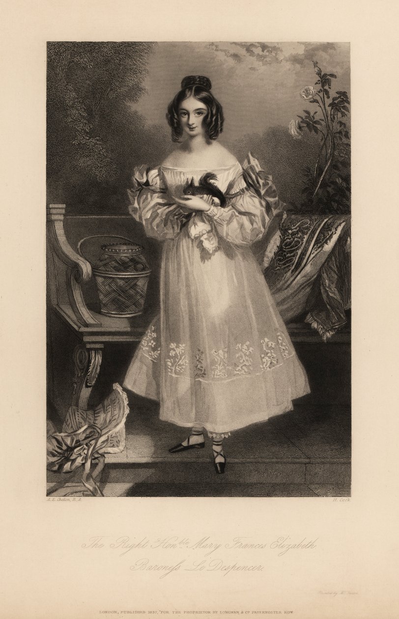 Mary Frances Elizabeth Stapleton von Alfred Edward (after) Chalon
