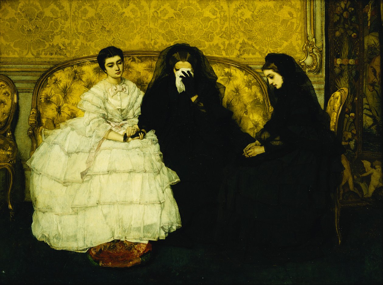 Der Trost von Alfred Emile Stevens