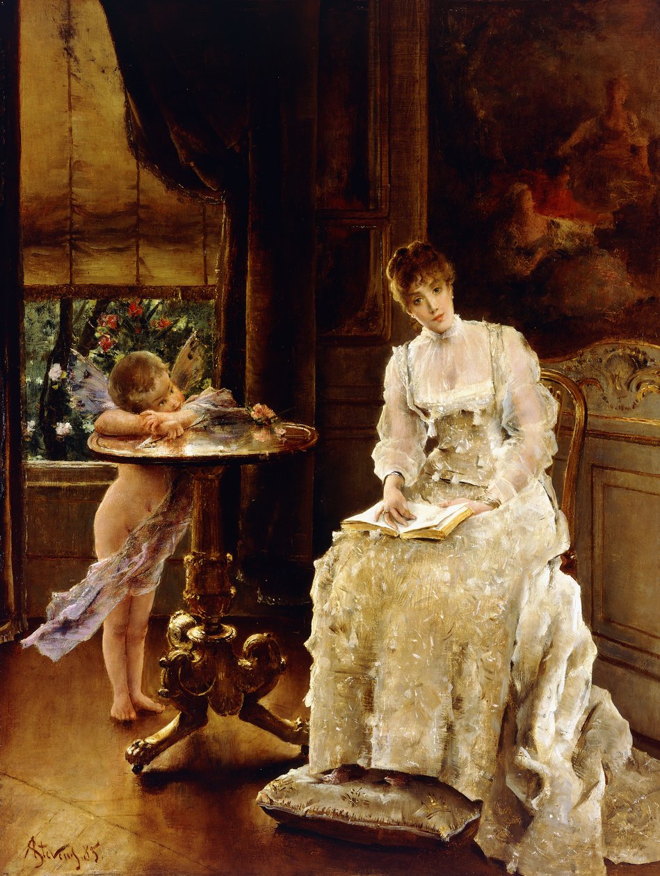 Liebesbote von Alfred Emile Stevens