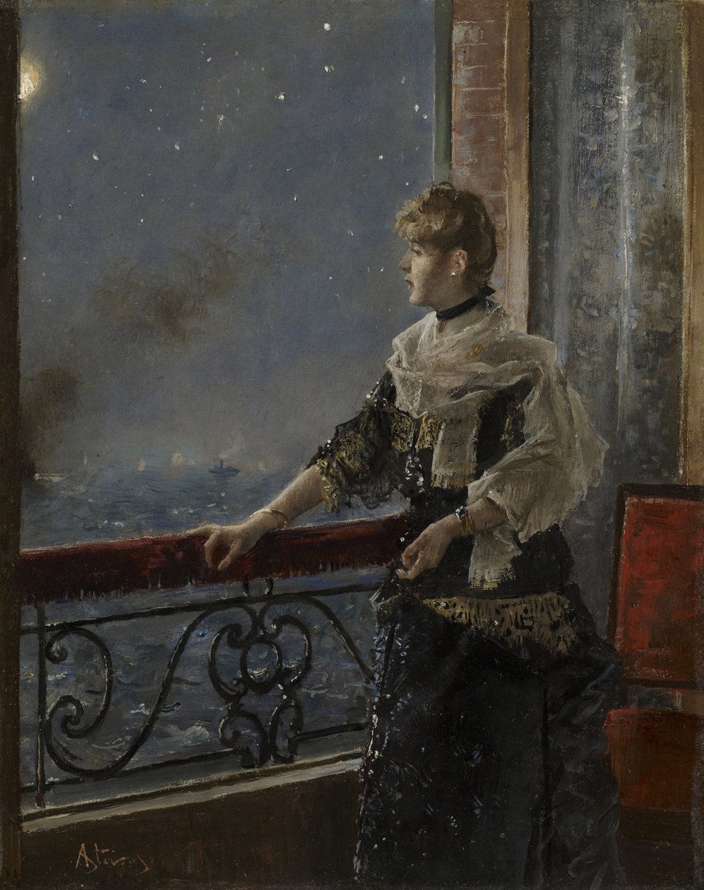 Mondlicht von Alfred Emile Stevens
