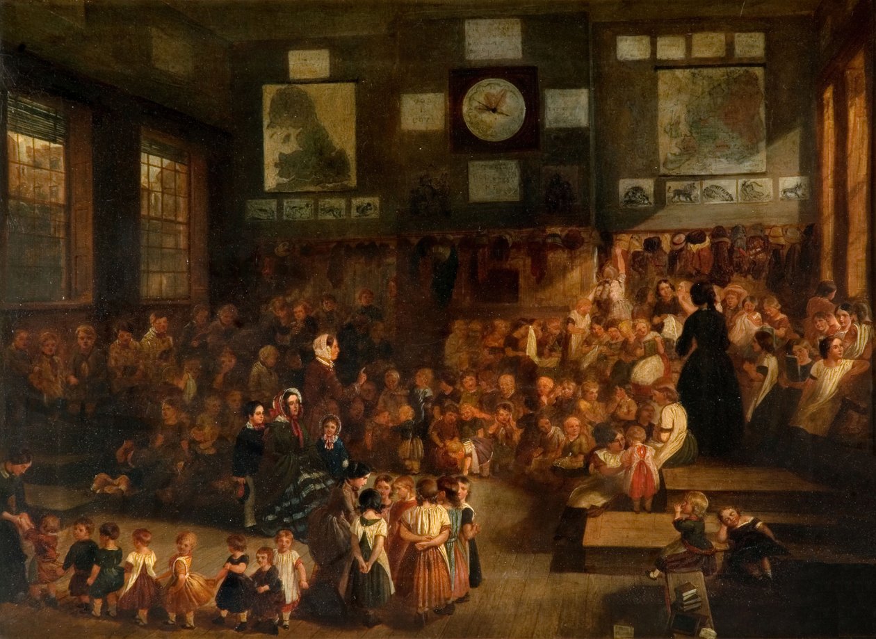 Ann Street School, Birmingham, 1855 von Alfred H. Green