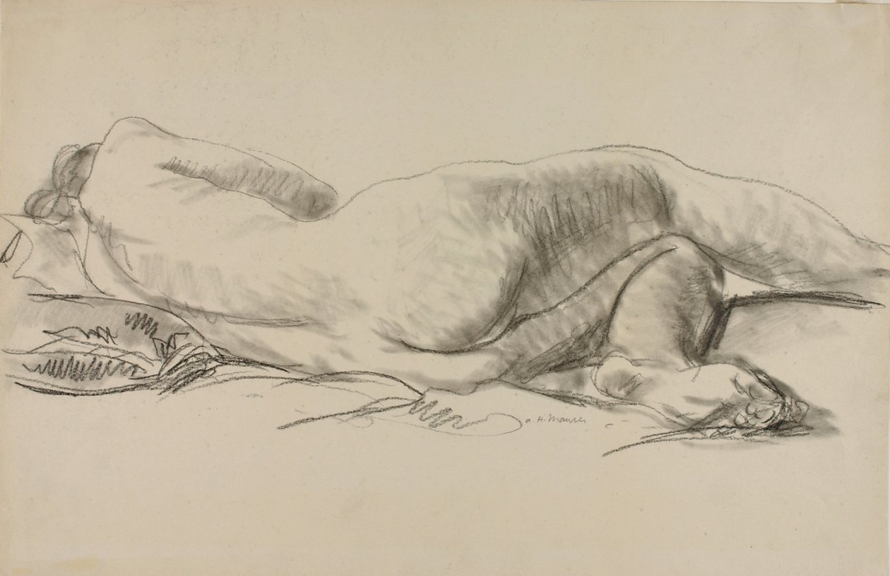Liegender Akt von Alfred H. Maurer