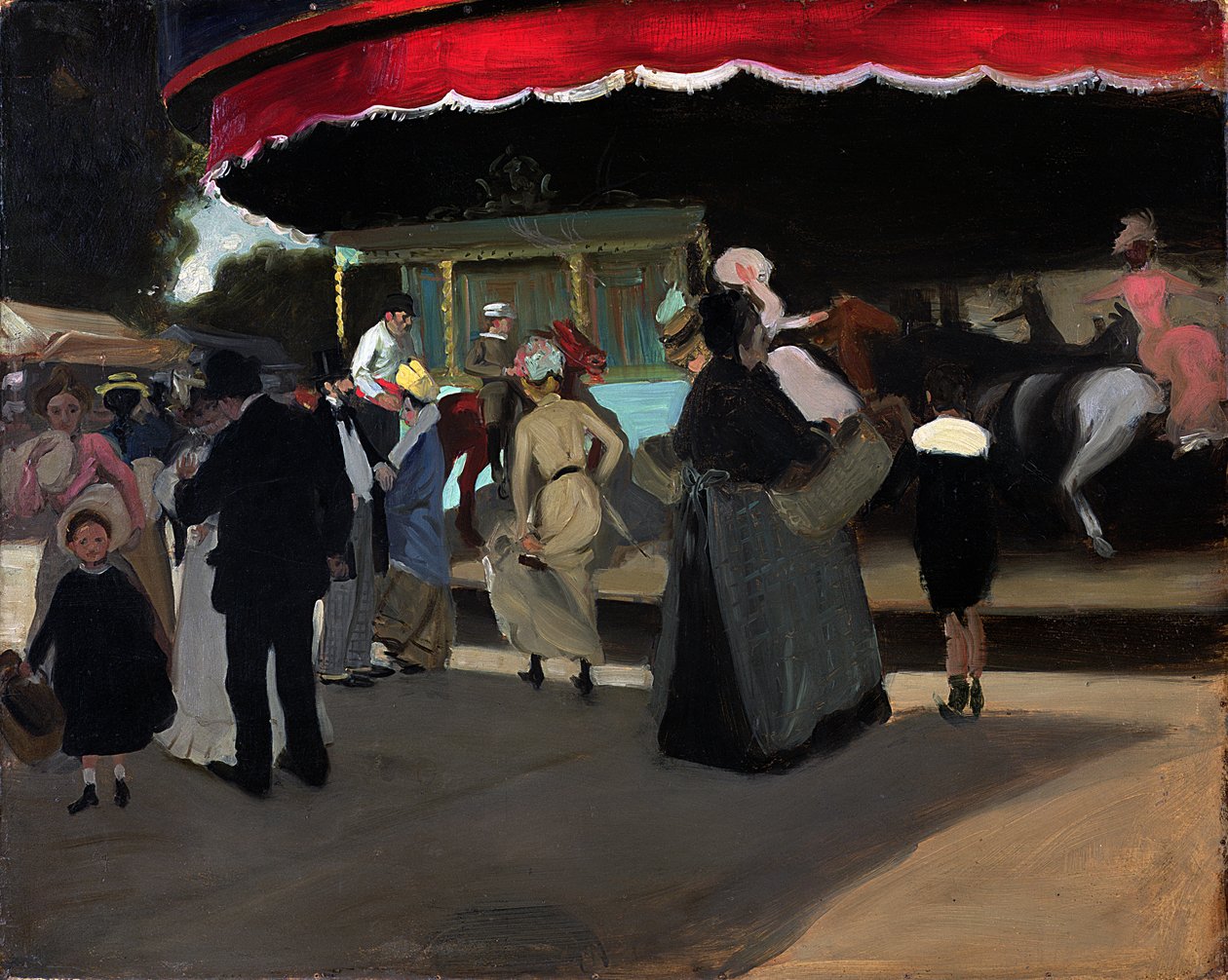 Karussell, ca. 1904 von Alfred Henry Maurer