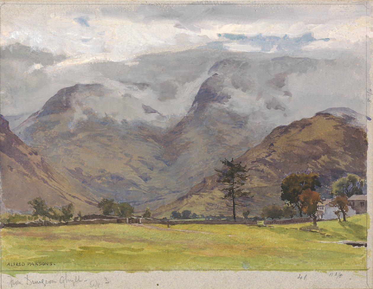 Von Dungeon Ghyll von Alfred Parsons