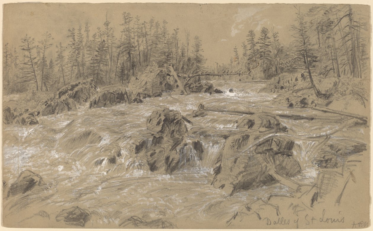 Dalles von St. Louis von Alfred R. Waud