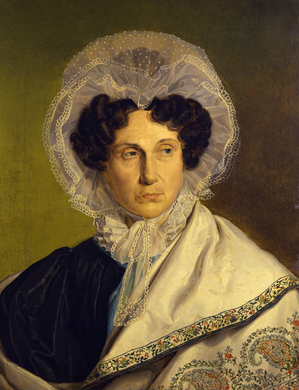 Porträt der Mutter des Künstlers, um 1833 von Alfred Rethel