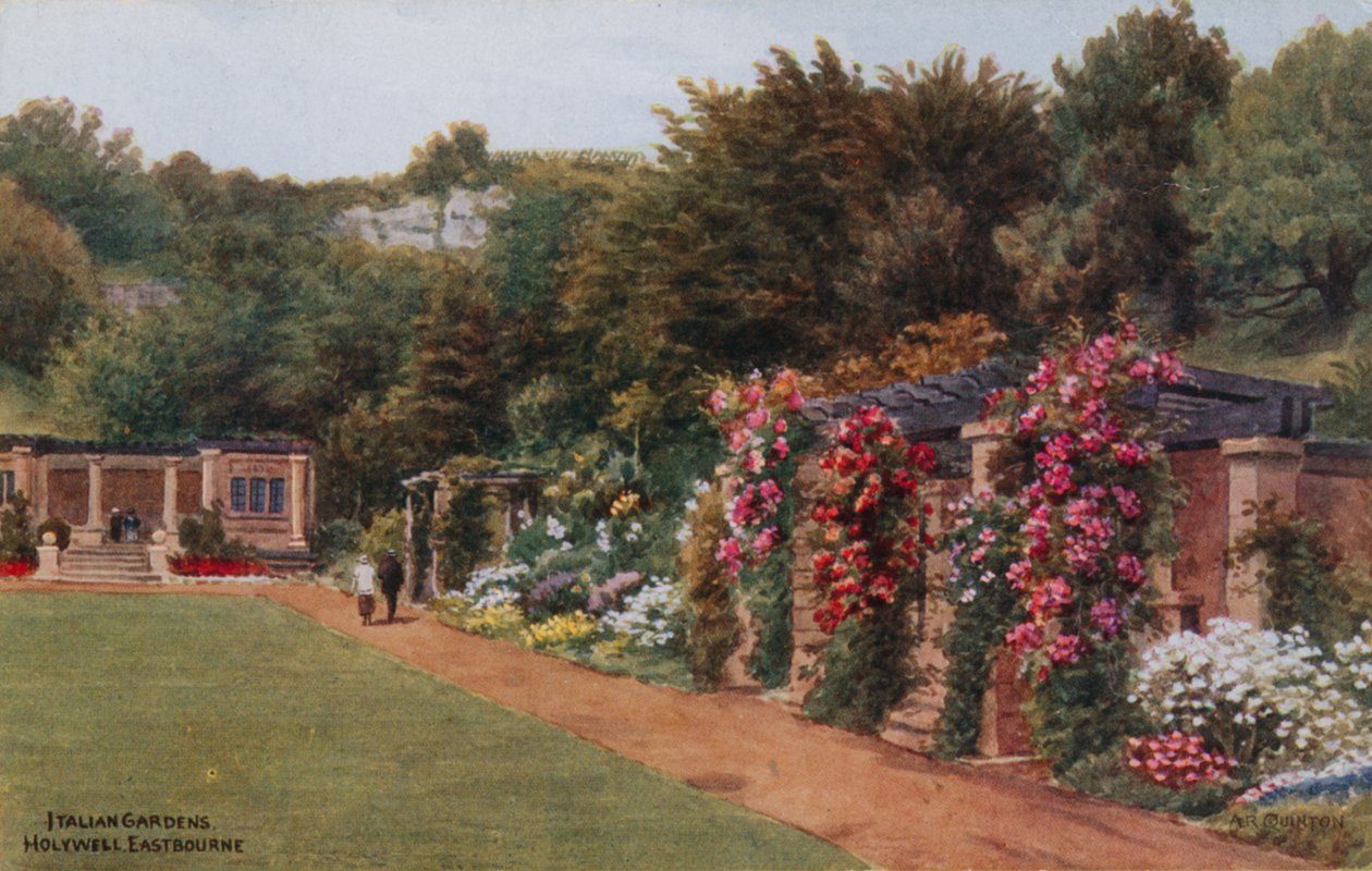 Italienische Gärten, Holywell, Eastbourne von Alfred Robert Quinton