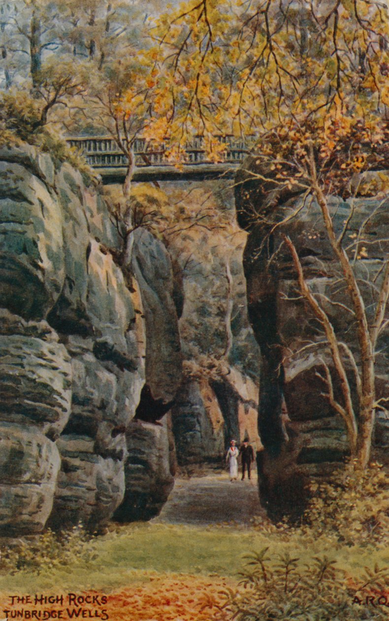 Die Hohen Felsen, Tunbridge Wells von Alfred Robert Quinton