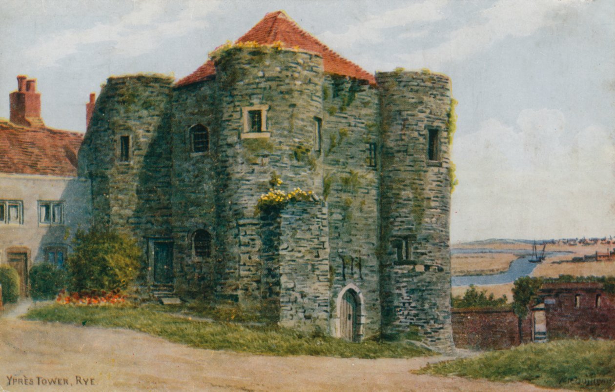 Ypres Tower, Rye (Farblithografie) von Alfred Robert Quinton