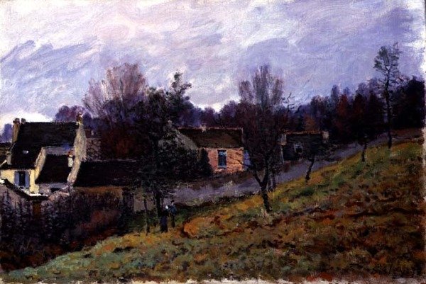 Herbst in Louveciennes von Alfred Sisley