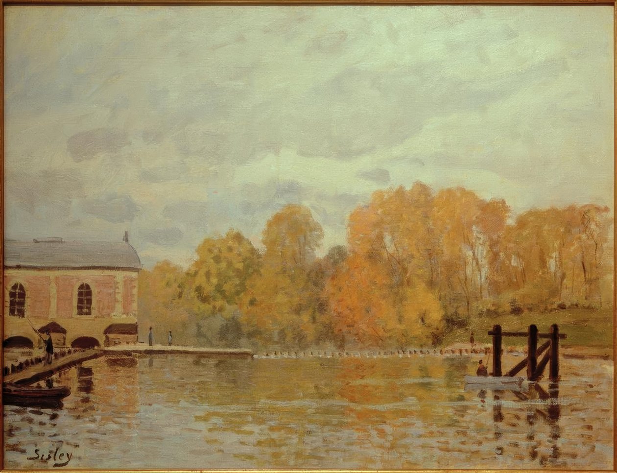 Die Überschwemmung in Marly von Alfred Sisley