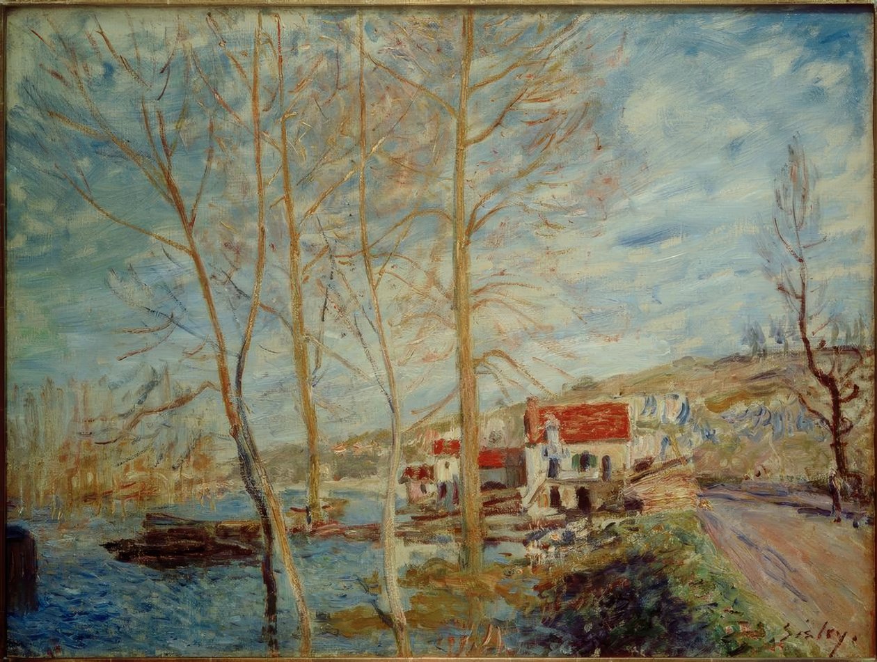 Die Überschwemmung in Moret von Alfred Sisley