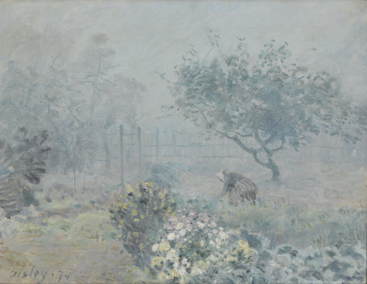 Der Nebel, Nachbarn von Alfred Sisley
