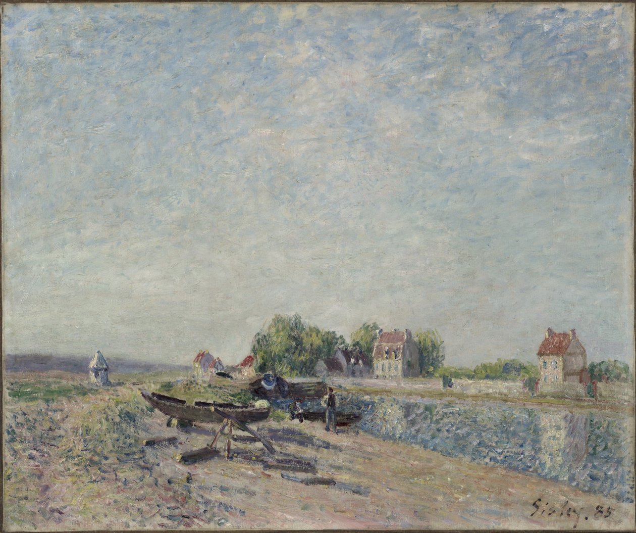 Saint-Mammès, Loing-Kanal von Alfred Sisley