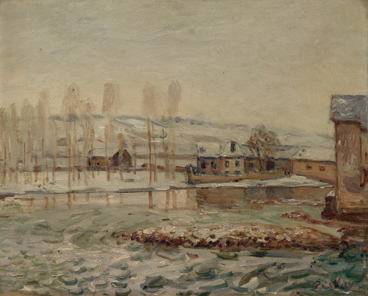 Die Mühlen von Moret, 1890 von Alfred Sisley