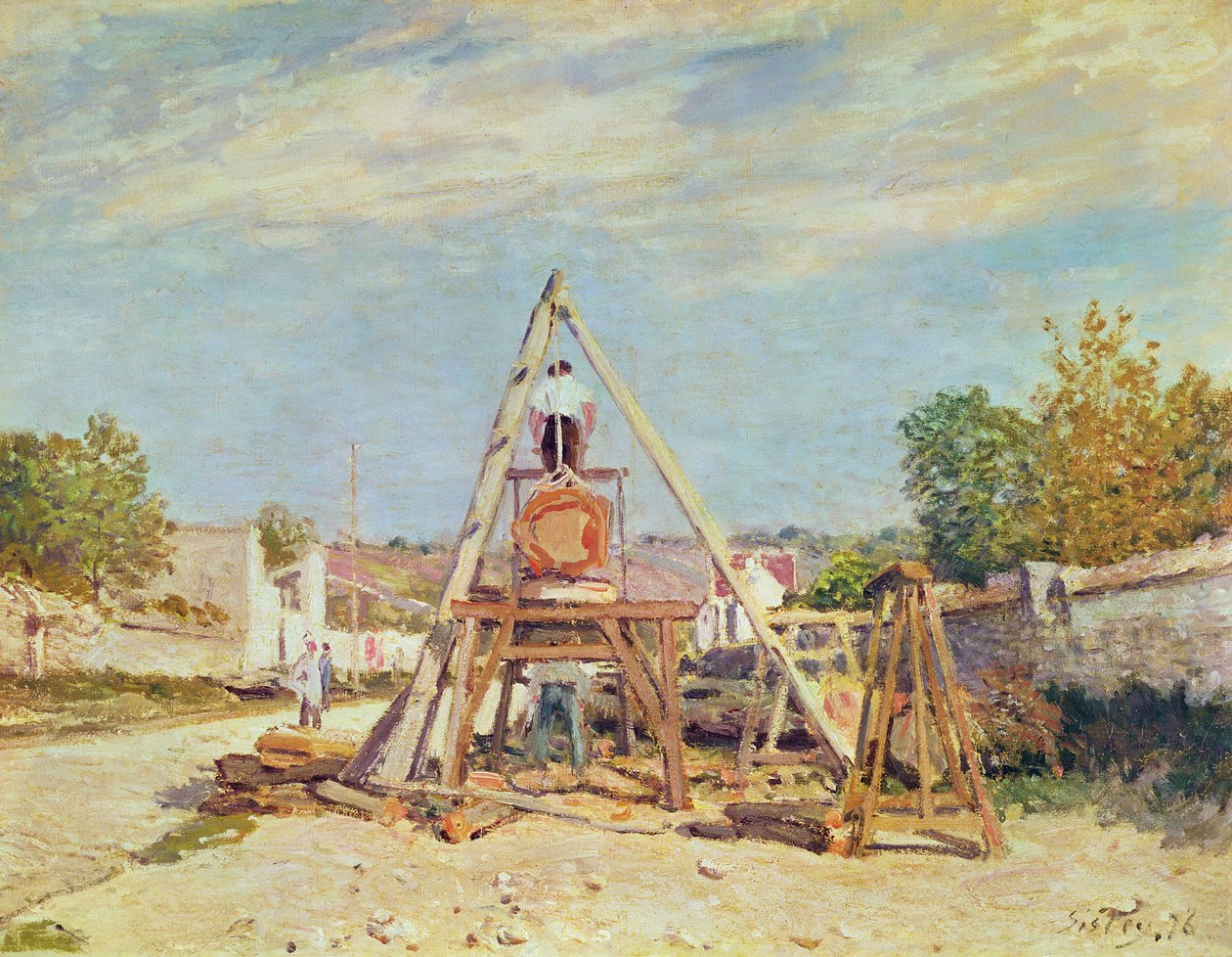 Die Holzfäller, 1876 von Alfred Sisley