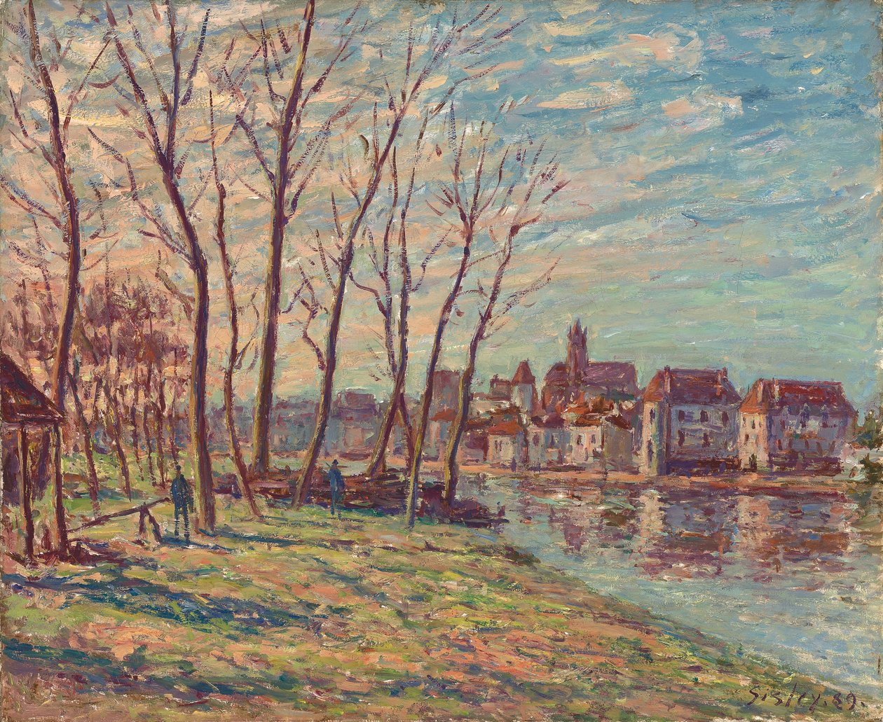 Ansicht von Moret, 1889 von Alfred Sisley