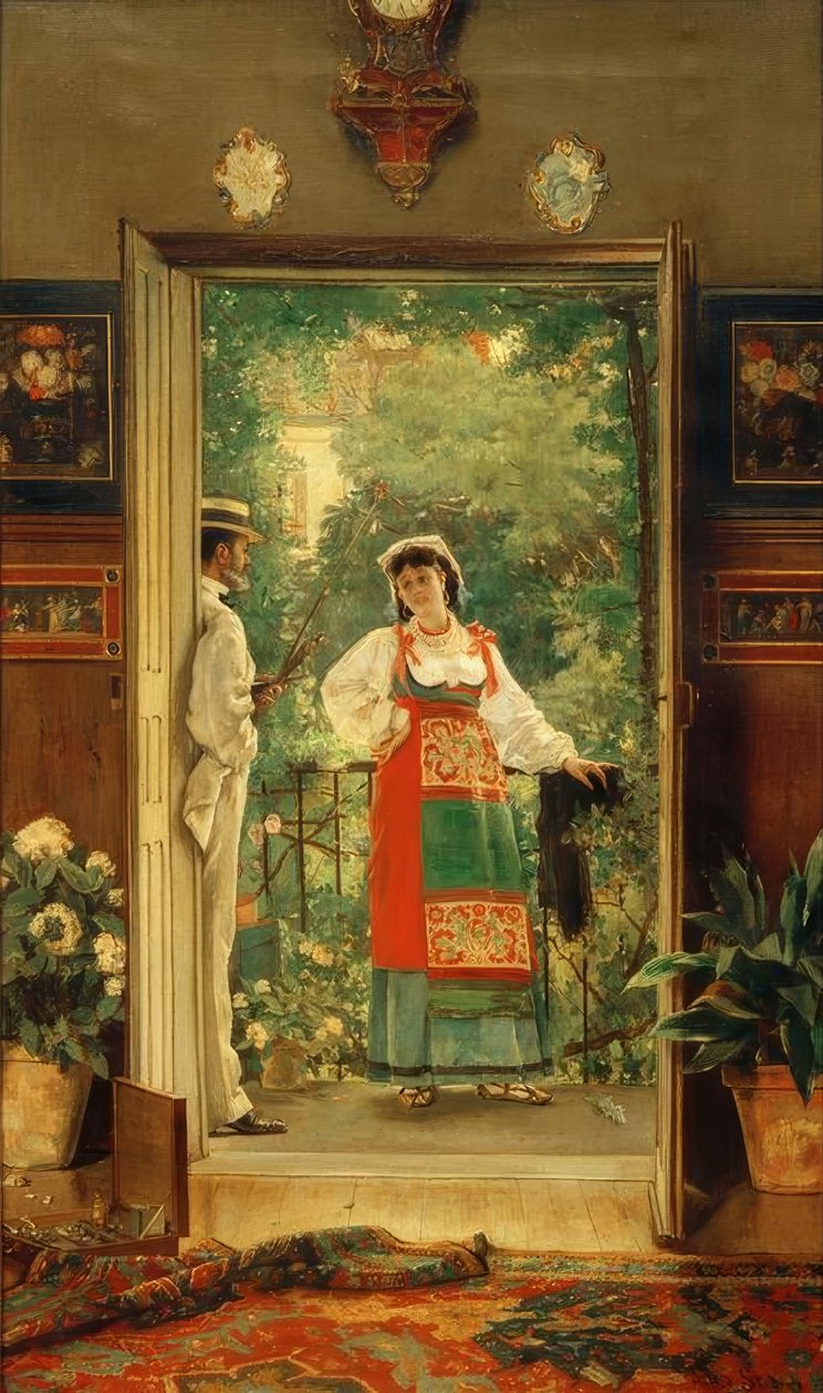 A.Stevens, Alfred Knyffs Atelier von Alfred Emile Stevens
