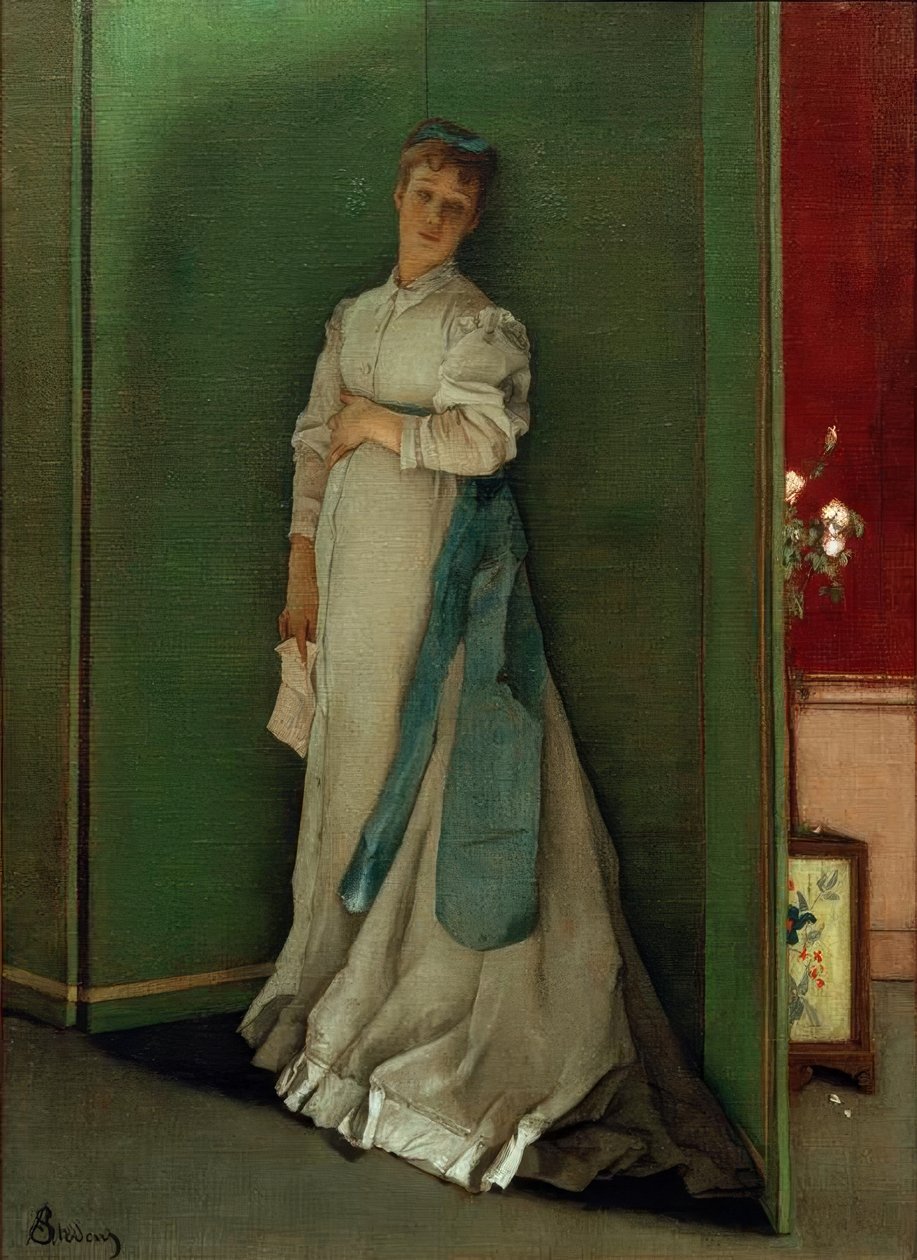 A. Stevens, Bestürzt von Alfred Emile Stevens
