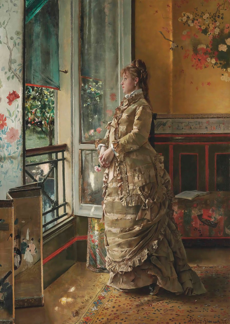 Melancholie, 1876 von Alfred Emile Stevens