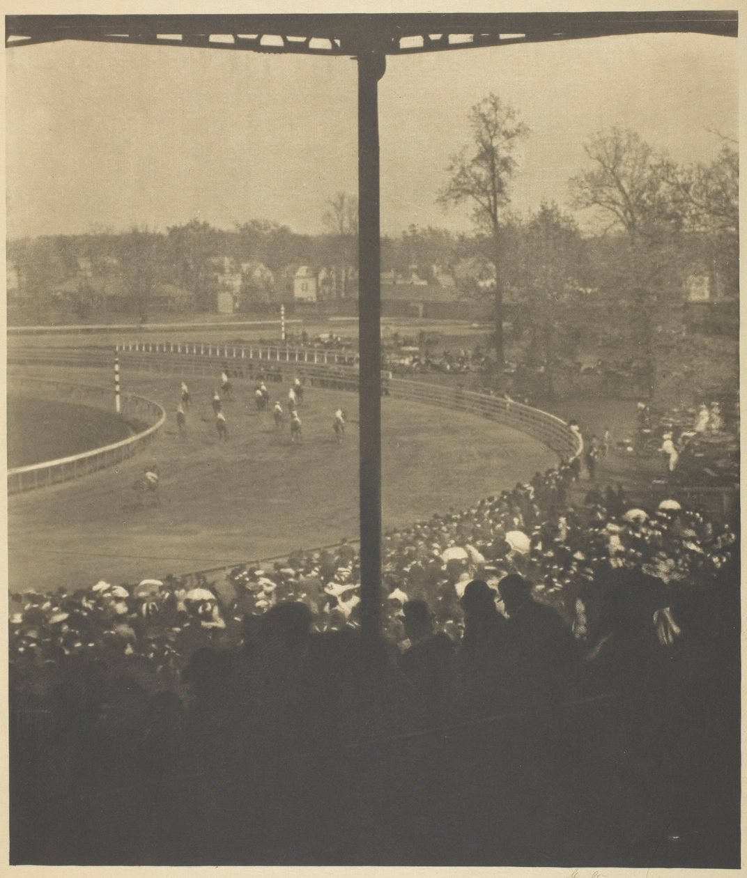 Zum Postamt gehend, Morris Park von Alfred Stieglitz