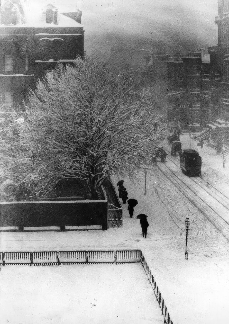 New York, Straßenbild von Alfred Stieglitz